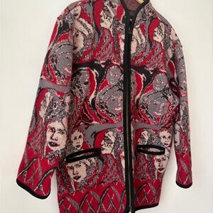 Tundra Men's Vibrant Red and Gray Jacket